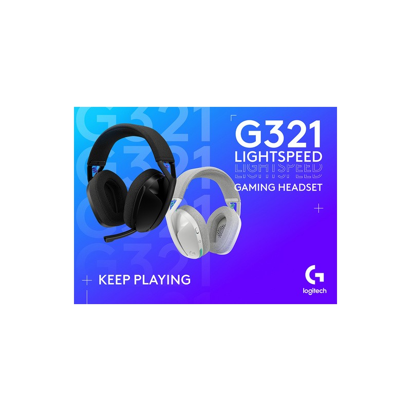 Slušalke Logitech G321, bele