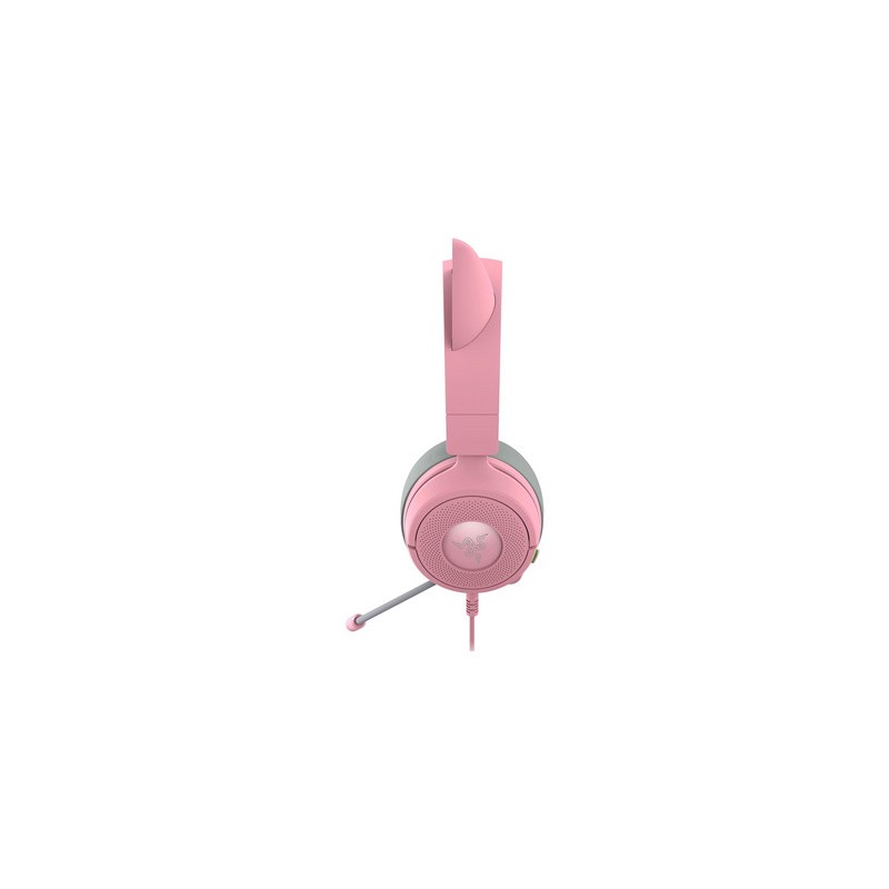 Slušalke Razer Kraken Kitty V3 X Quartz, roza