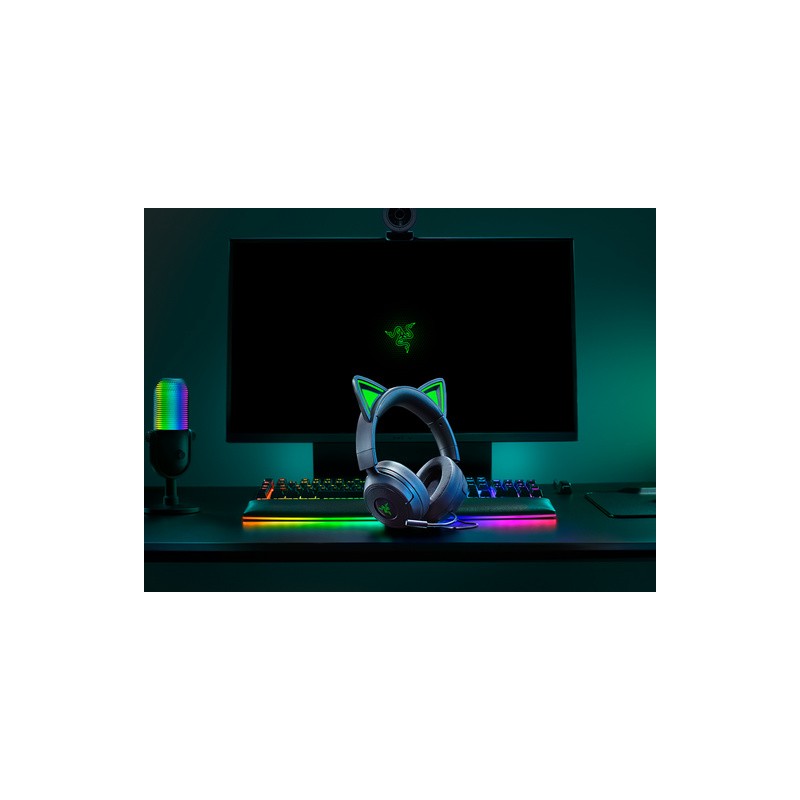 Slušalke Razer Kraken Kitty V3 X, črne