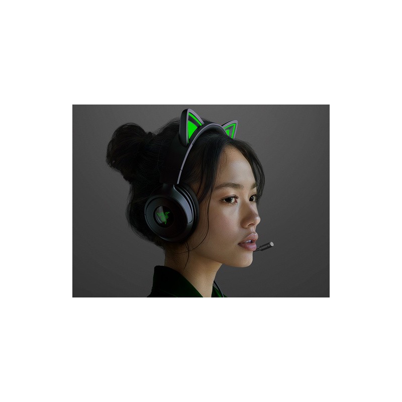 Slušalke Razer Kraken Kitty V3 X, črne