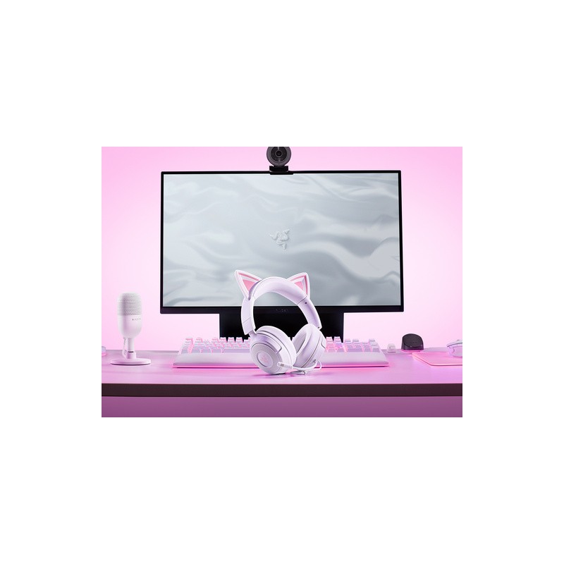 Slušalke Razer Kraken Kitty V3 X, bele