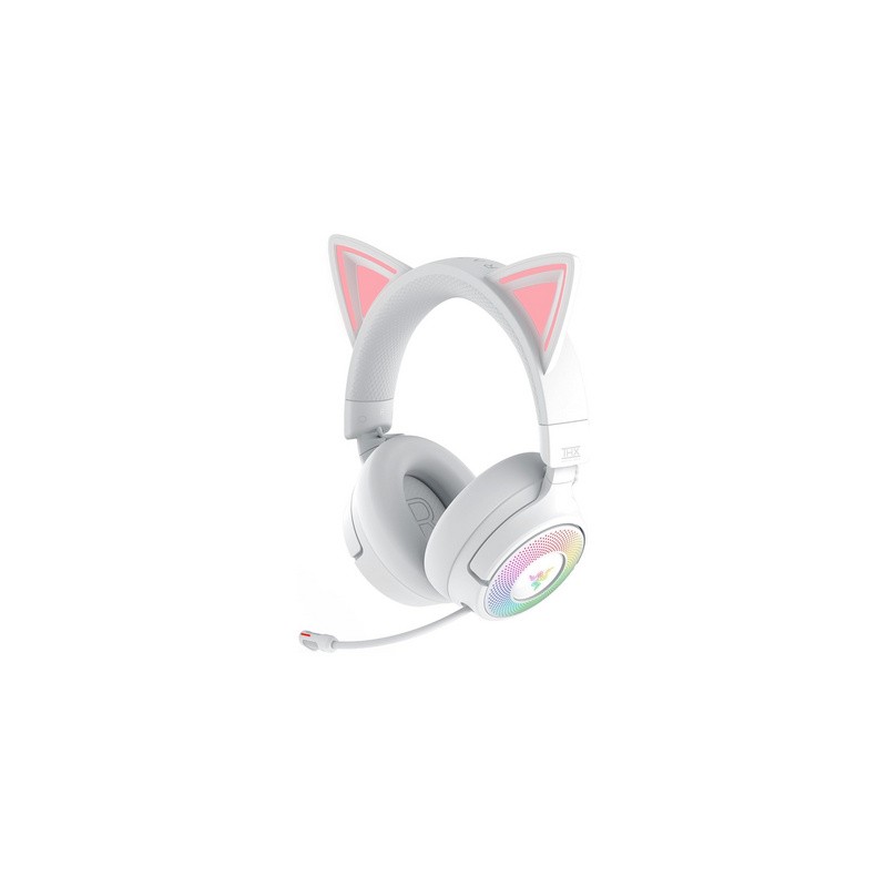 Slušalke Razer Kraken Kitty V3 Pro, bele