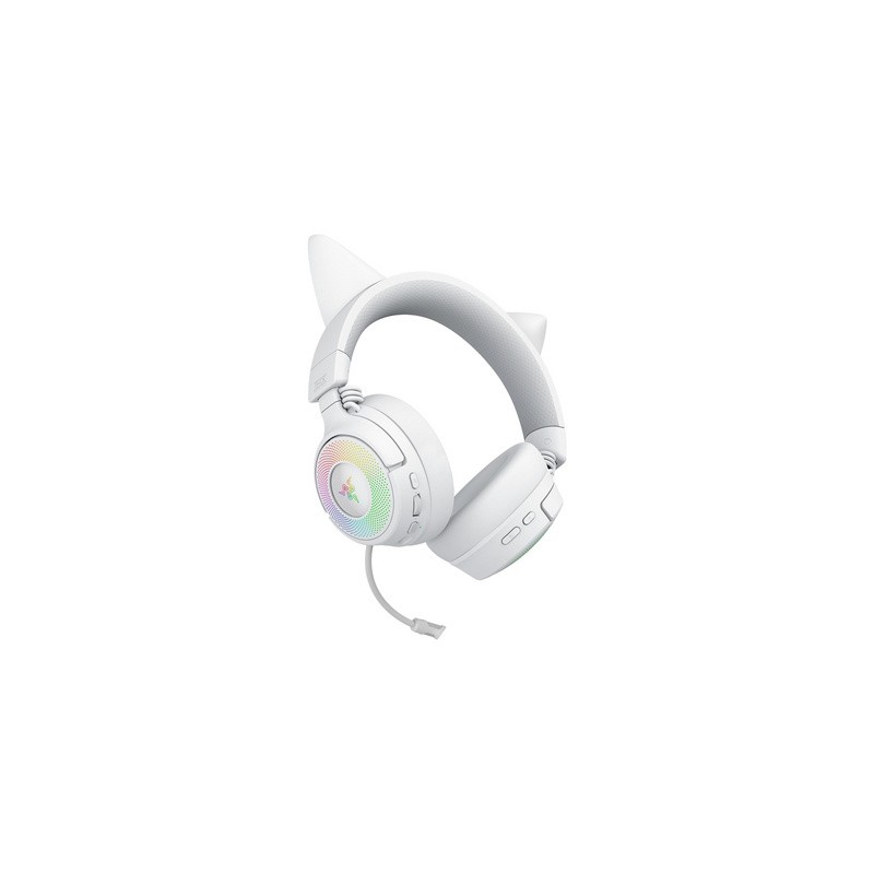 Slušalke Razer Kraken Kitty V3 Pro, bele