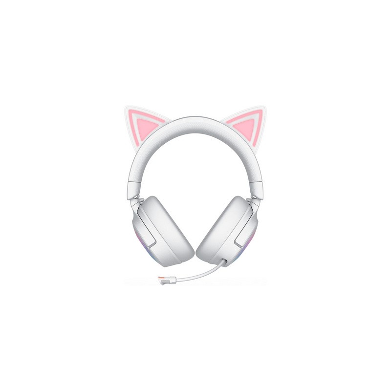 Slušalke Razer Kraken Kitty V3 Pro, bele
