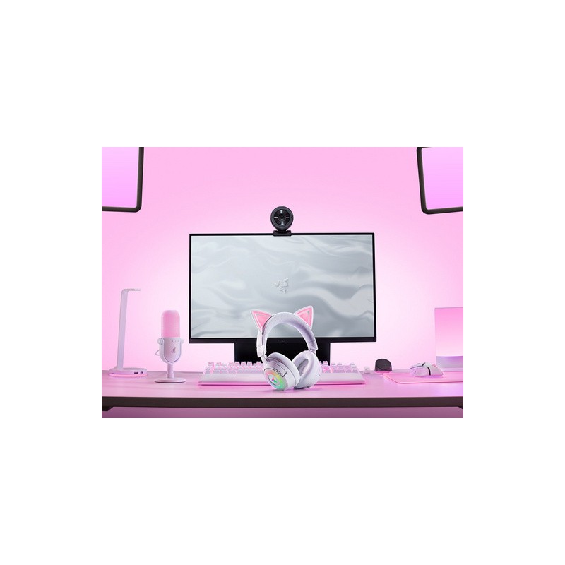 Slušalke Razer Kraken Kitty V3 Pro, bele