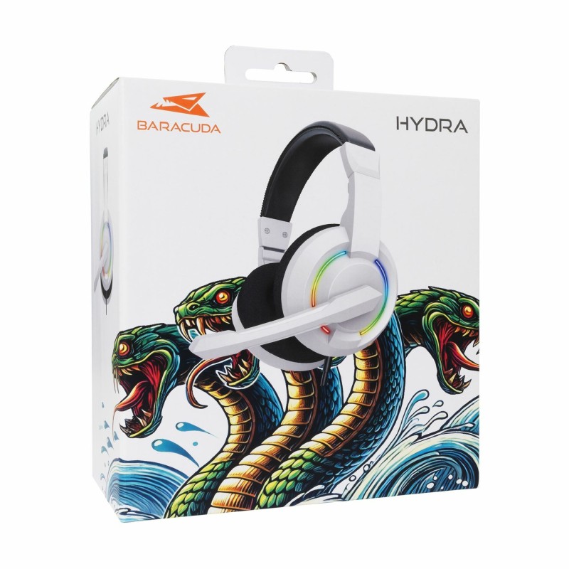 Slušalke BARACUDA BGH-021 HYDRA, bele