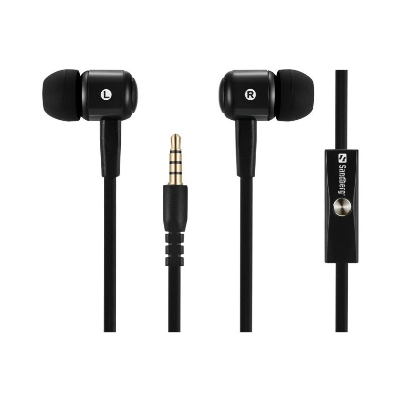 Slušalke Sandberg Speakn Go In-Earset, črne
