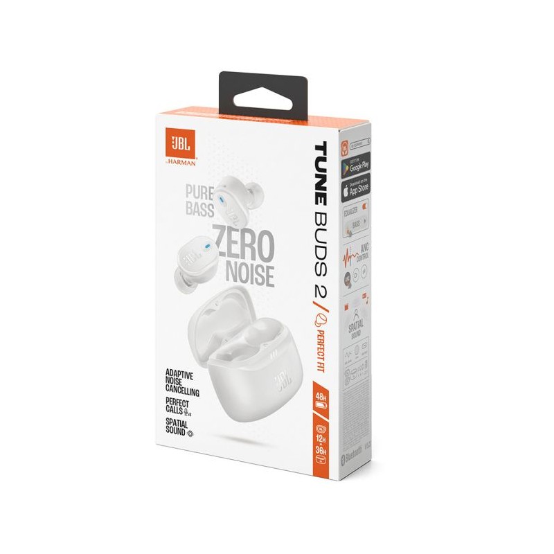 Slušalke JBL Tune Buds 2, bele