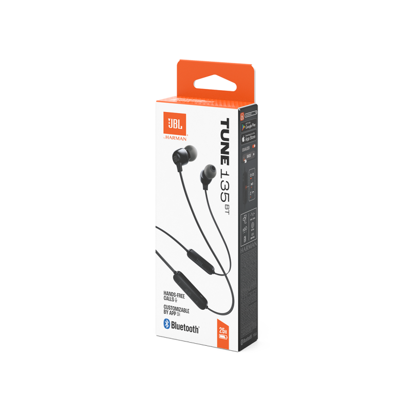 Slušalke JBL Tune 135BT, črne