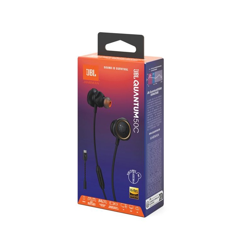 Slušalke JBL Quantum 50C, črne