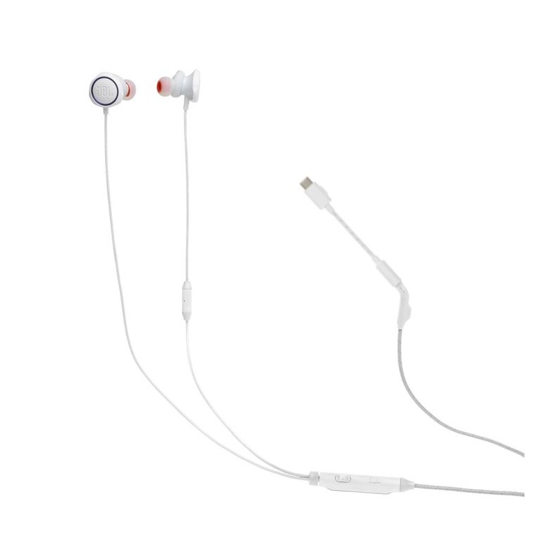 Slušalke JBL Quantum 50C, bele