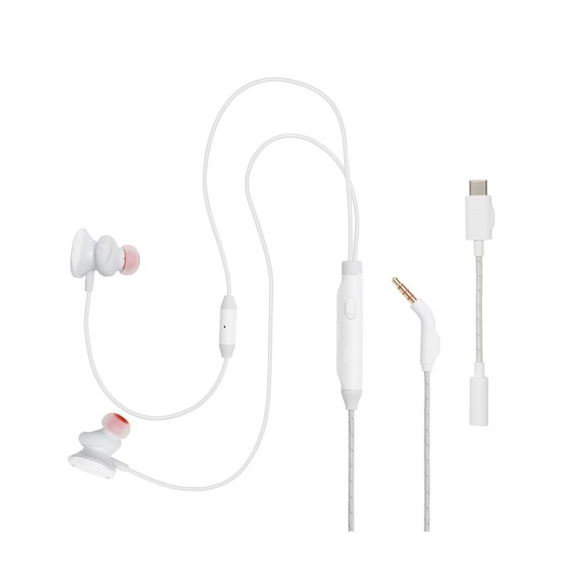 Slušalke JBL Quantum 50C, bele