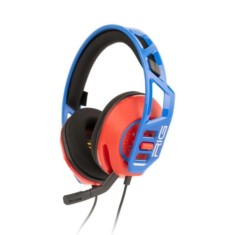 Slušalke Nacon RIG 300 PRO, Switch 2, rdečo-modre