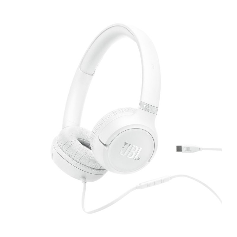 Slušalke JBL Tune 530C, bele