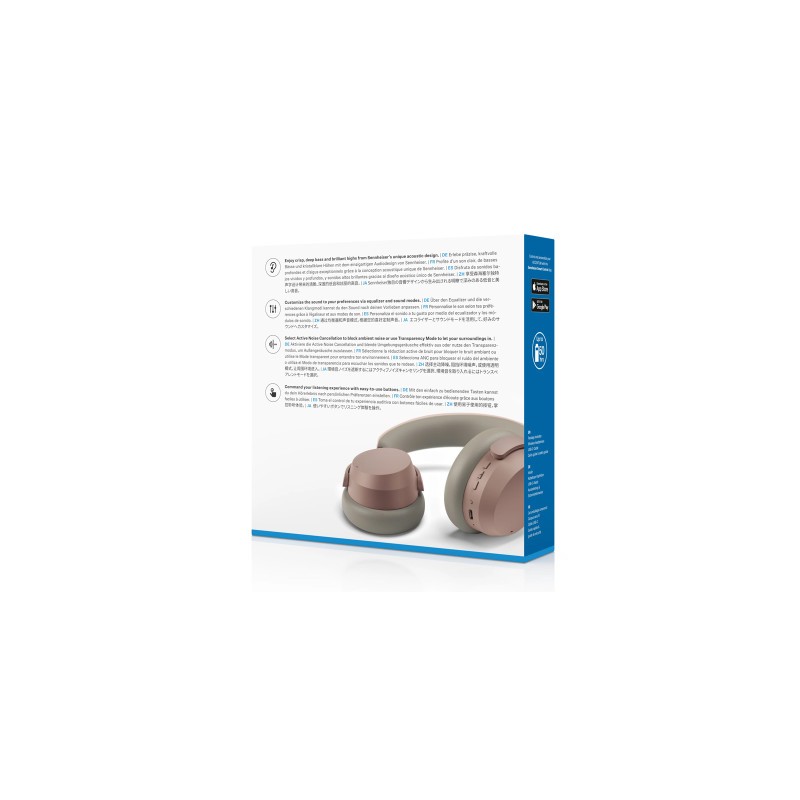 Slušalke Sennheiser Accentum, roza