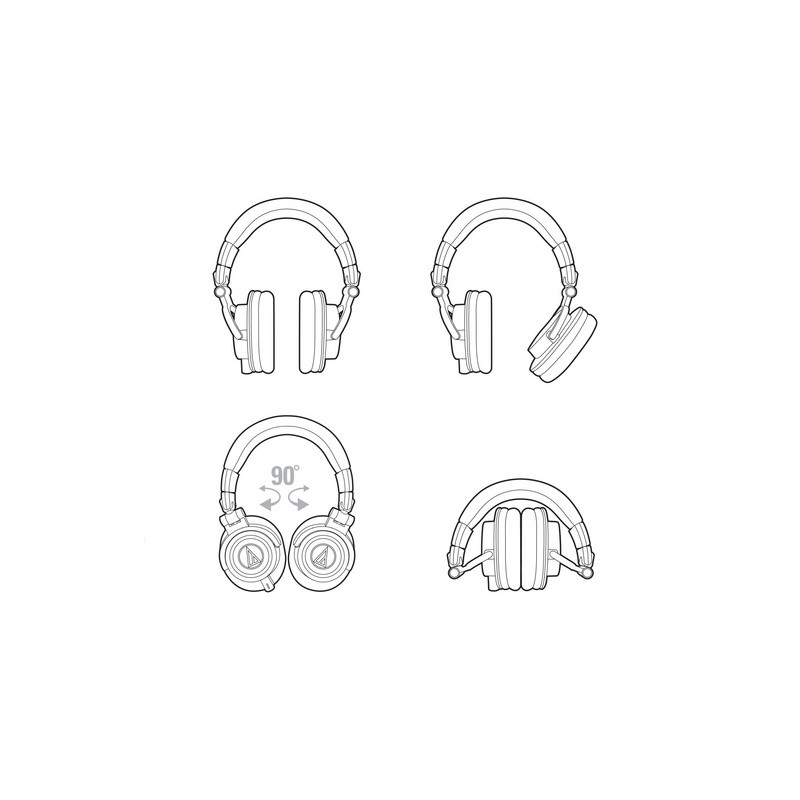 Slušalke Audio-Technica ATH-M50X