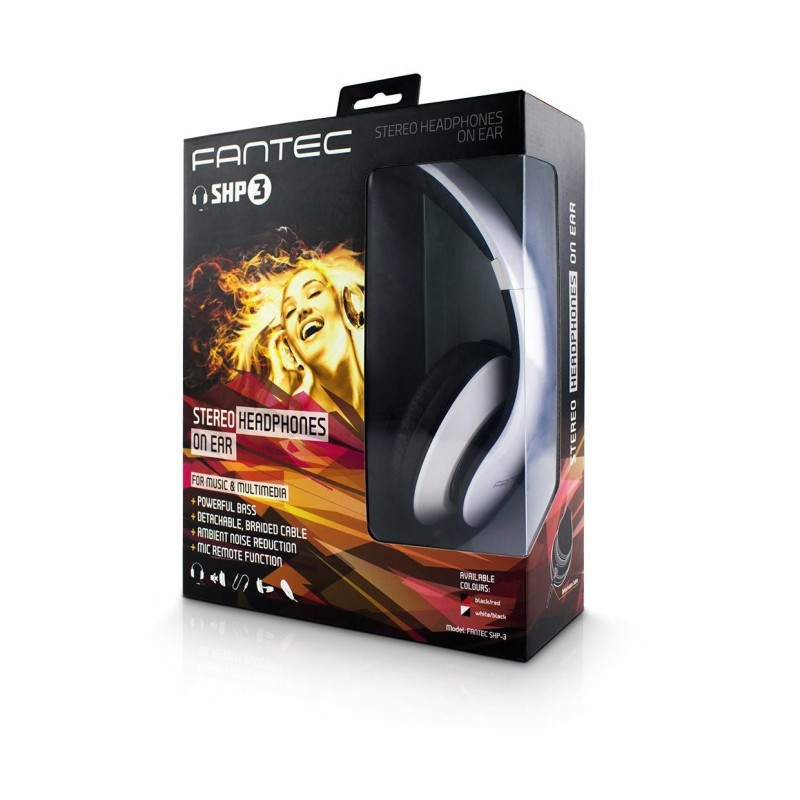 Slušalke Fantec SHP-3, črno/bele