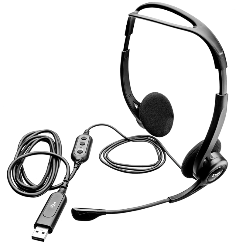Slušalke Logitech PC 960, črne