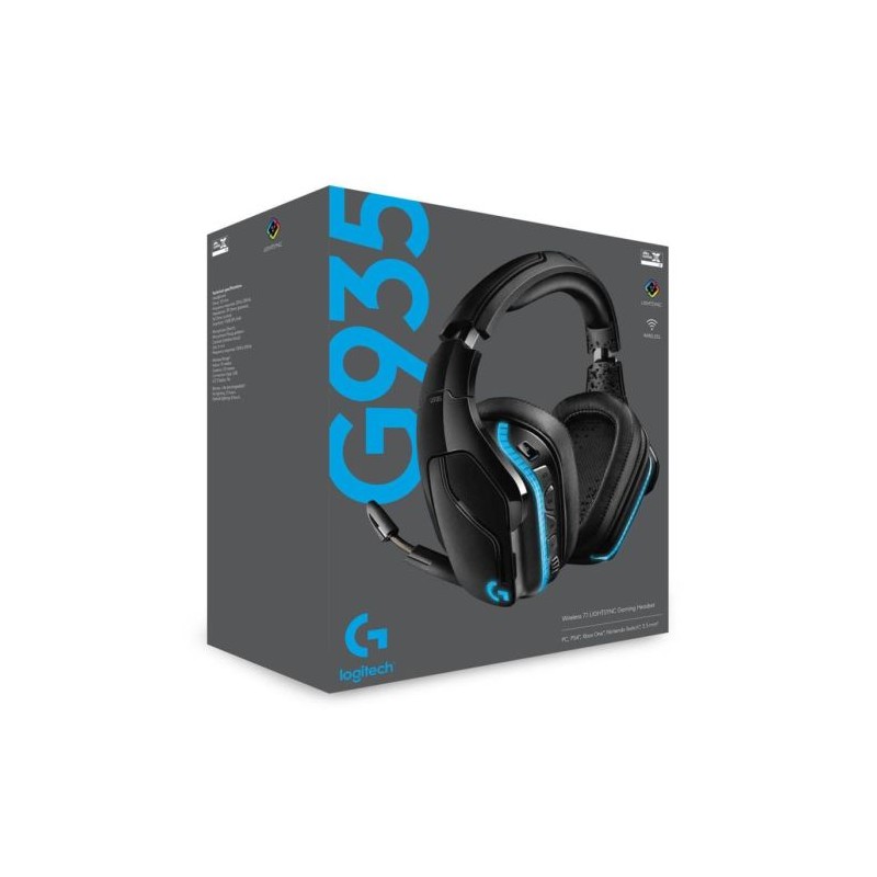 Slušalke Logitech G935 Wireless Lightsync Gaming 7.1