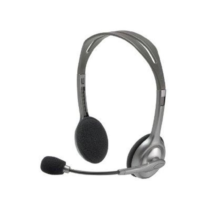 Slušalke Logitech H110, sive