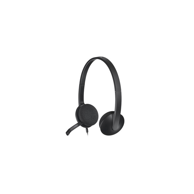 Slušalke Logitech H340, črne