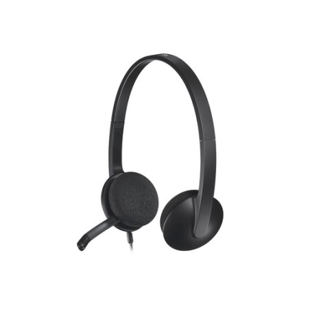 Slušalke Logitech H340, črne
