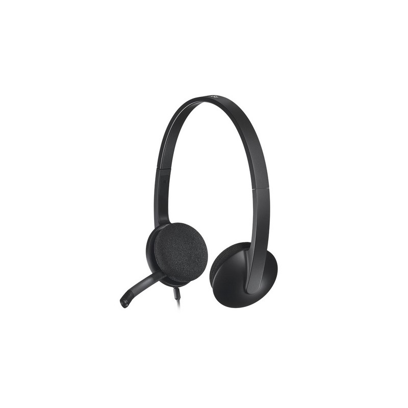 Slušalke Logitech H340, črne