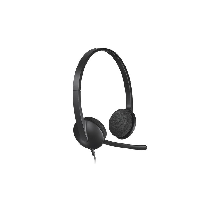 Slušalke Logitech H340, črne