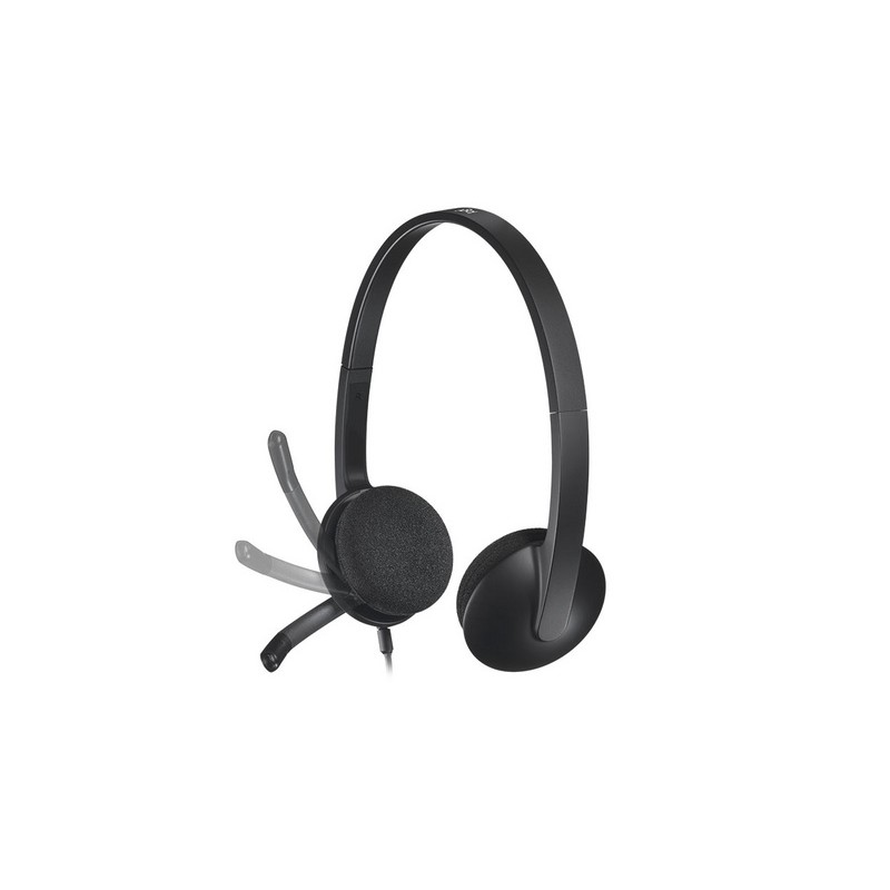 Slušalke Logitech H340, črne