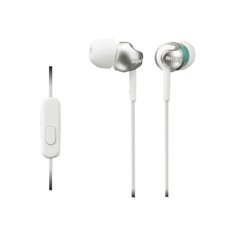Slušalke Sony MDREX110AP, bele