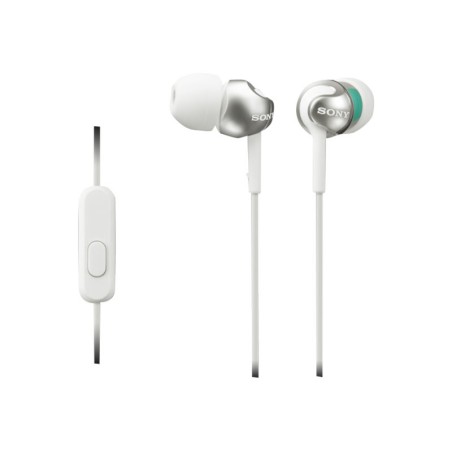 Slušalke Sony MDREX110AP, bele