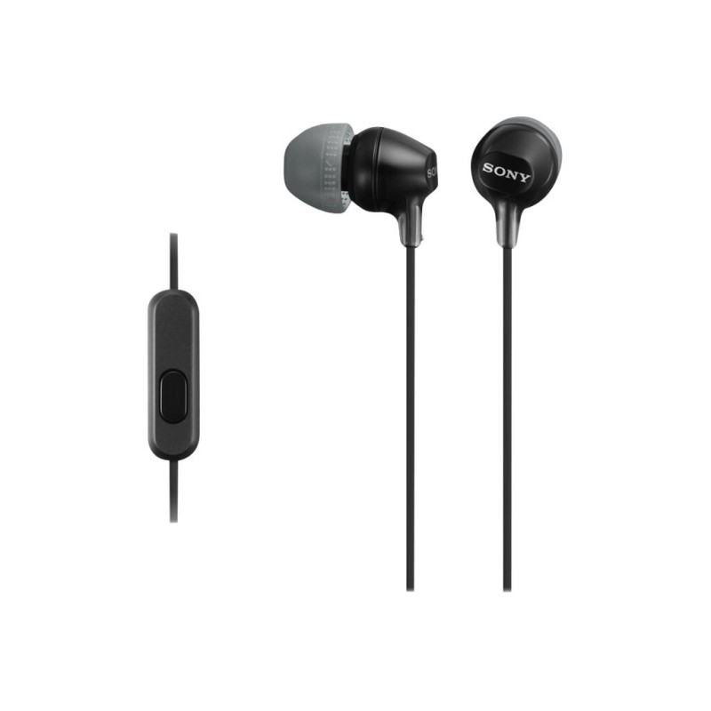 Slušalke Sony MDREX15AP, črne