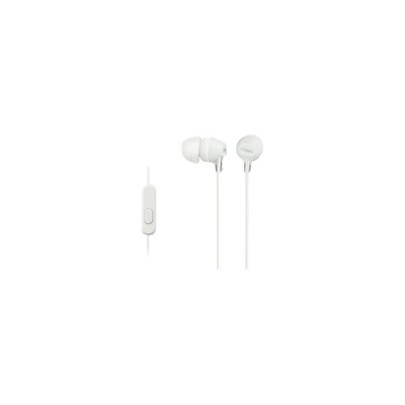 Slušalke Sony MDREX15AP, bele