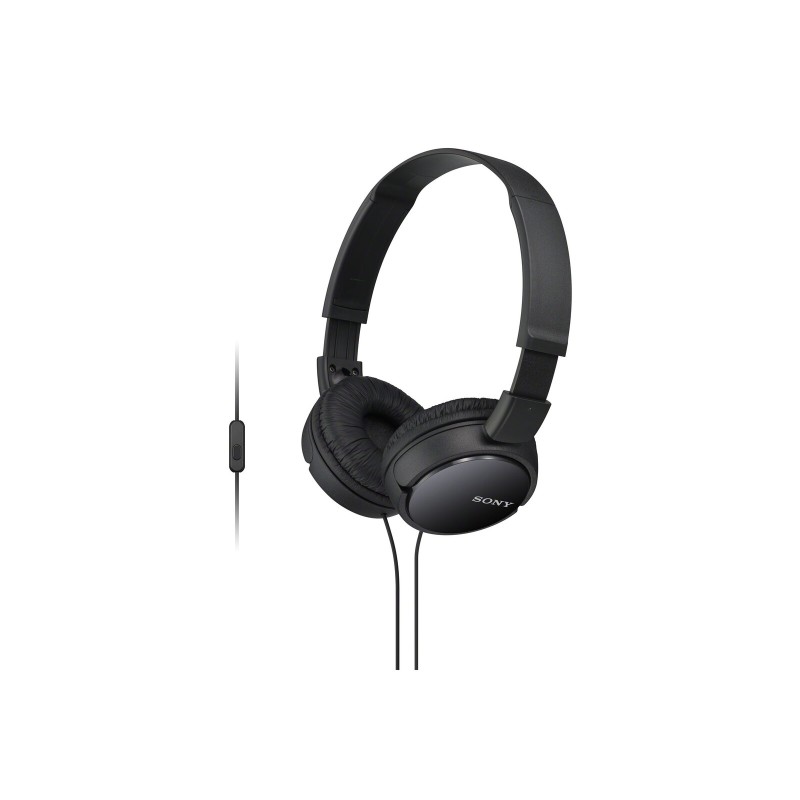 Slušalke naglavne SONY MDRZX110APB, črne barve, MDRZX110APB.CE7