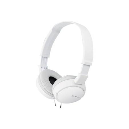 Slušalke naglavne SONY MDRZX110W, bele barve, MDRZX110W.AE