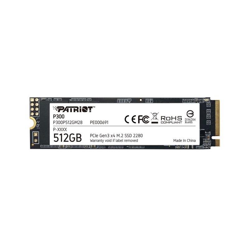 SSD disk 512GB NVMe Patriot P300, P300P512GM28