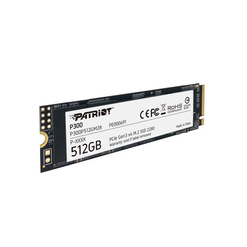 SSD disk 512GB NVMe Patriot P300, P300P512GM28