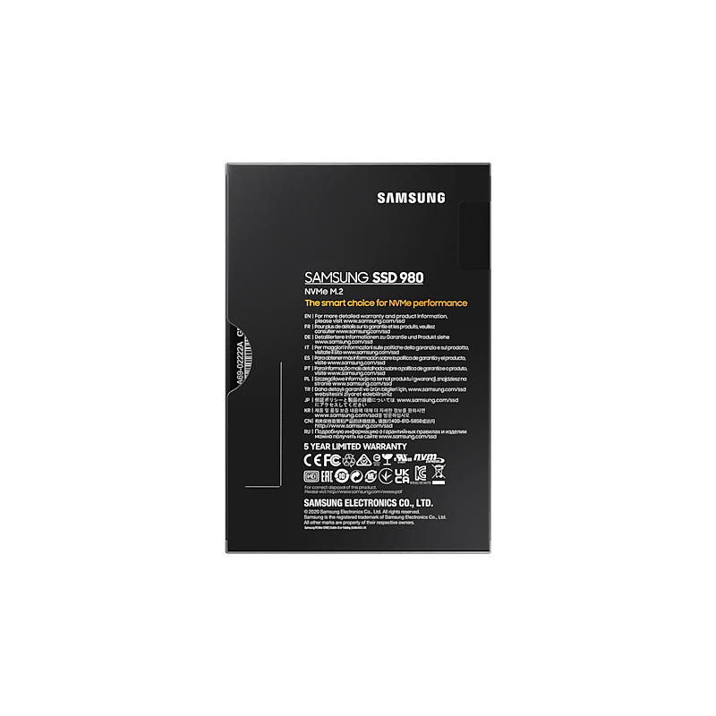 SSD disk 500GB M.2 NVMe Samsung 980, MZ-V8V500BW