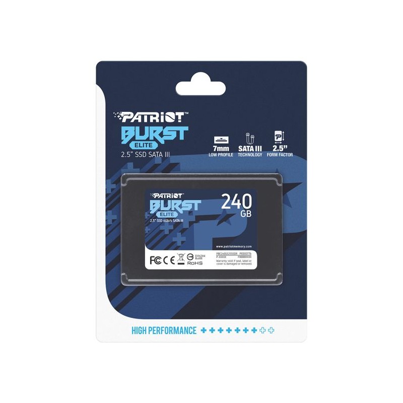 SSD disk 240GB SATA3 Patriot Burst Elite, PBE240GS25SSDR