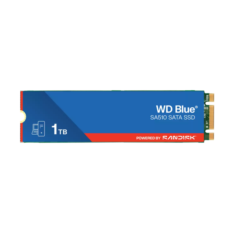 SSD disk 1TB SATA3 WD Blue SA510, WDS100T3B0B