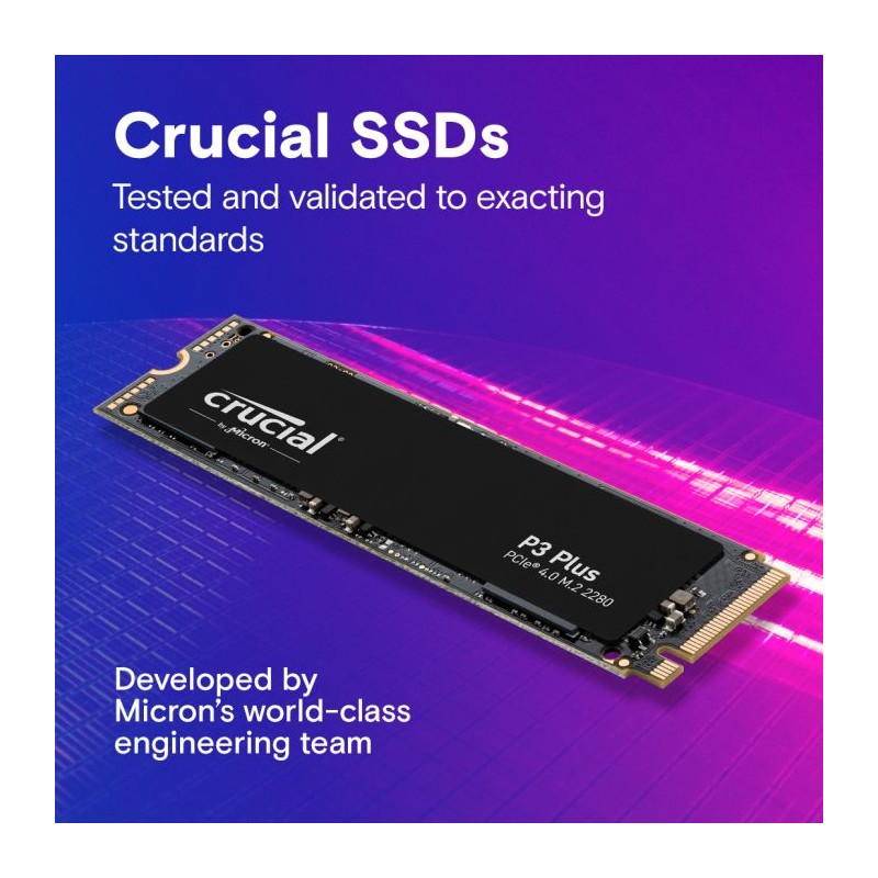 SSD disk 1TB NVMe Crucial SSD P3 Plus, CT1000P3PSSD8