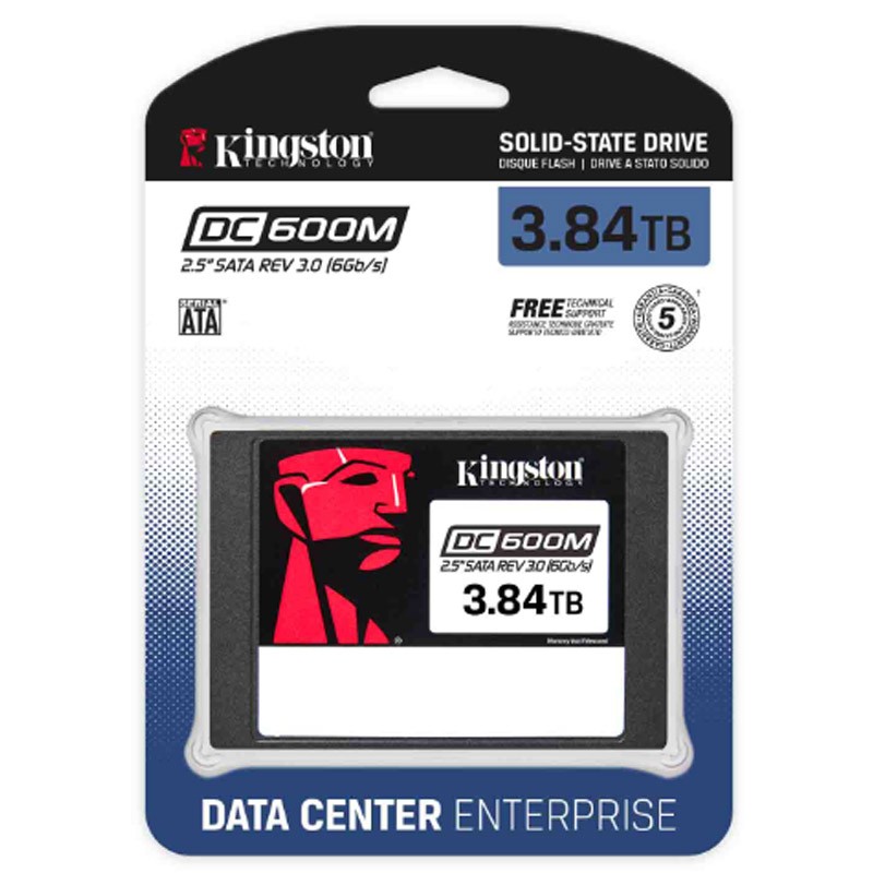 SSD disk 3.84TB SATA3 KINGSTON DC600M, SEDC600M/3840G