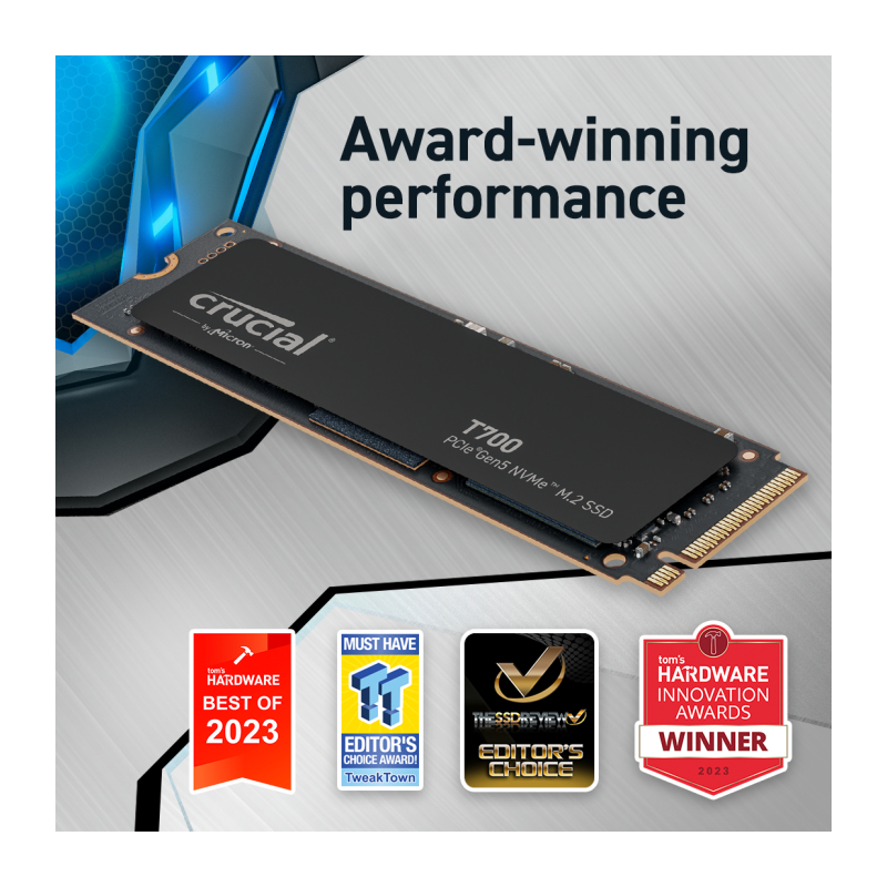 SSD disk 4TB M.2 NVMe Crucial T700, CT4000T700SSD3