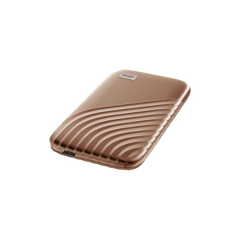 SSD disk 2TB WD My Passport, zlat, WDBAGF0020BGD-WESN
