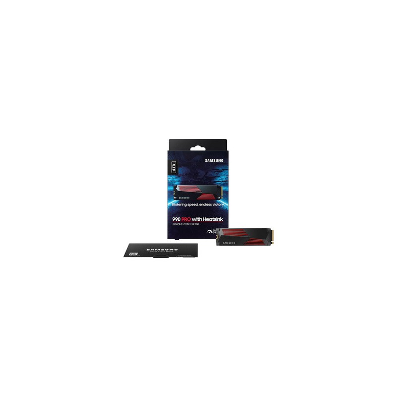 SSD disk 4TB M.2 NVMe Samsung 990 PRO HeatSink, MZ-V9P4T0CW