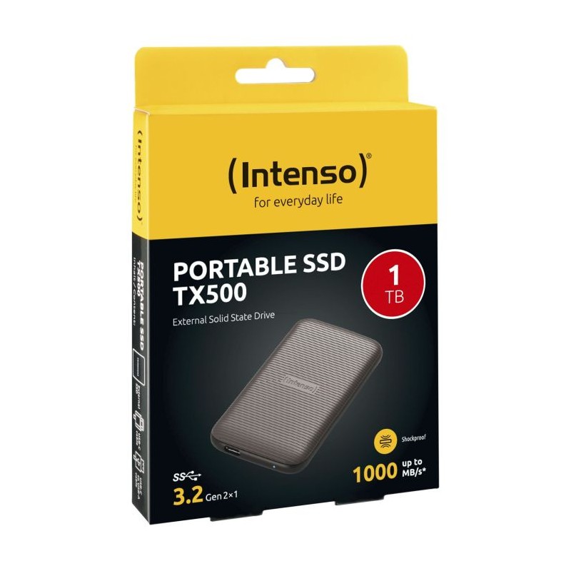 SSD disk 1TB USB 3.2 INTENSO prenosni TX500