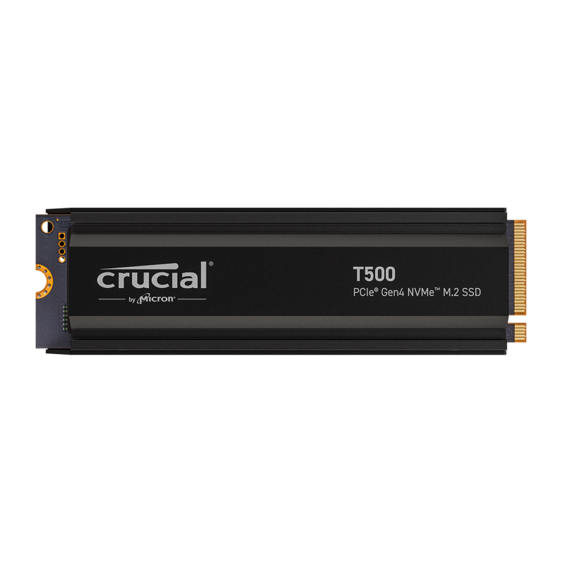 SSD disk 1TB M.2 NVMe Crucial T500 Heatsink