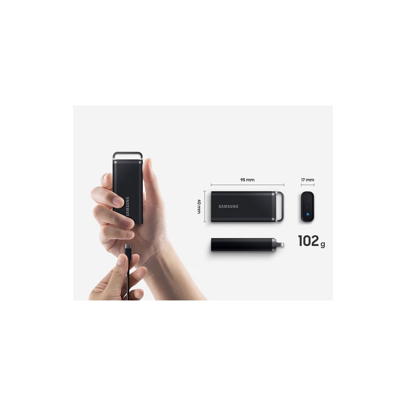 SSD disk 4TB USB 3.2 Samsung T5 Evo, črn