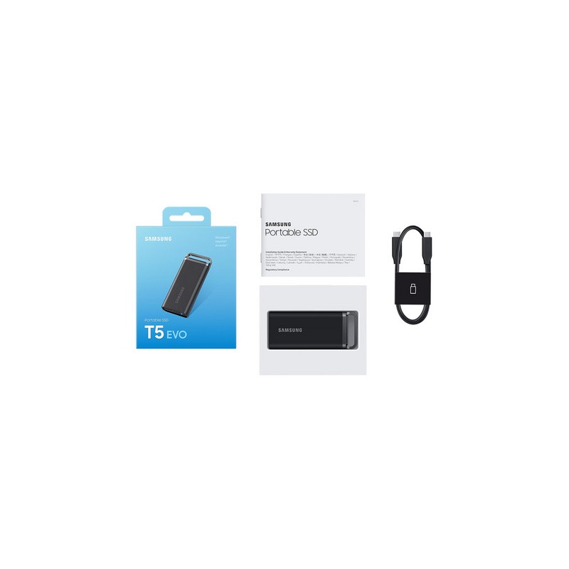 SSD disk 4TB USB 3.2 Samsung T5 Evo, črn