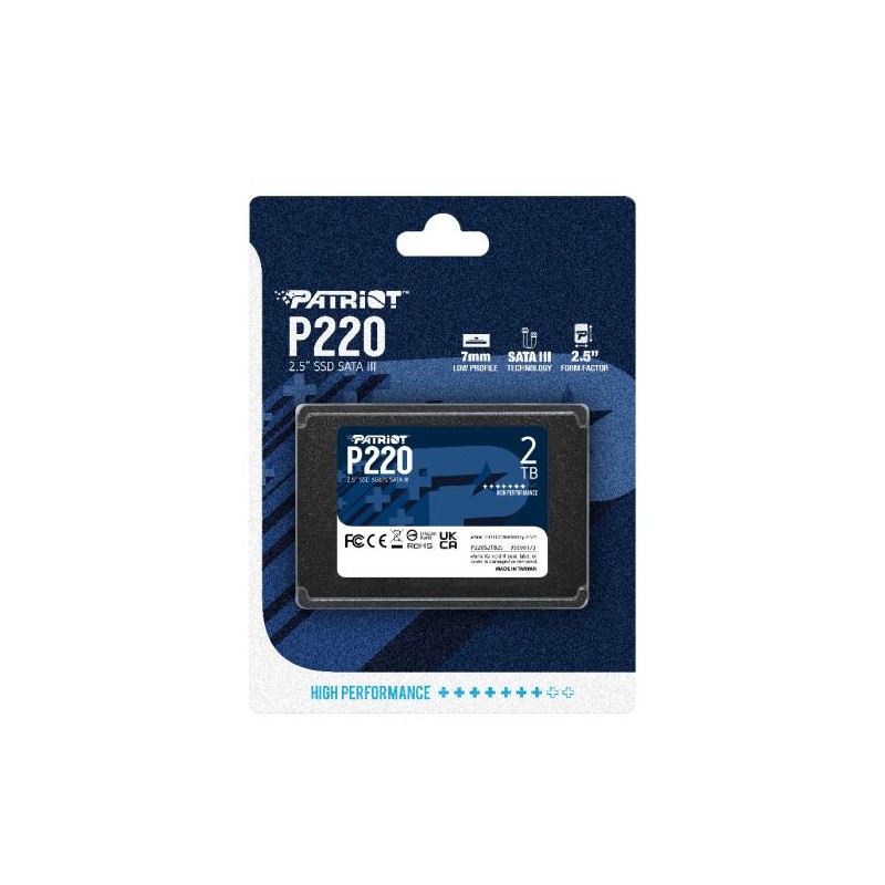 SSD disk 2.5 2TB SATA3 Patriot P220, P220S2TB25